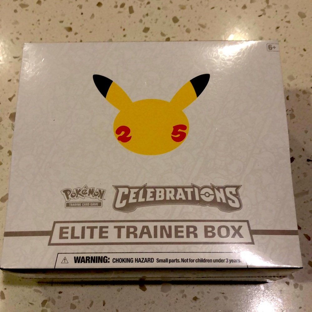 Pokemon Celebrations 25th Anniversary Elite Trainer Box Factory Sealed